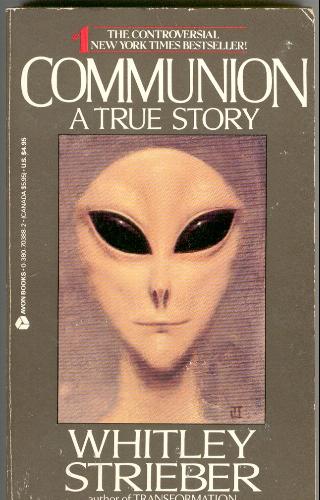 The paperback cover of Whitley Strieber's "Communion."