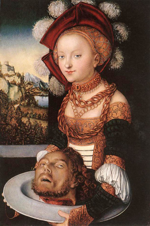 Lucas Cranach the Elder, "Salome with the Head of John the Baptist" (1530).