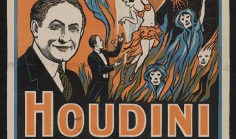 Houdini exposes mediums--in his ever-frustrated search for a real one. Image from PICRYL, "the World's Largest Public Domain Source."